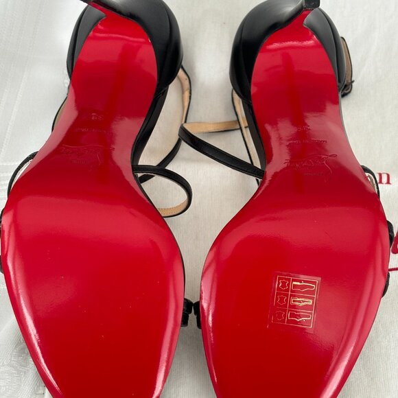 Christian Loutboutin Gwynitta 100 mm sandals size US 9, like new - Picture 7 of 12